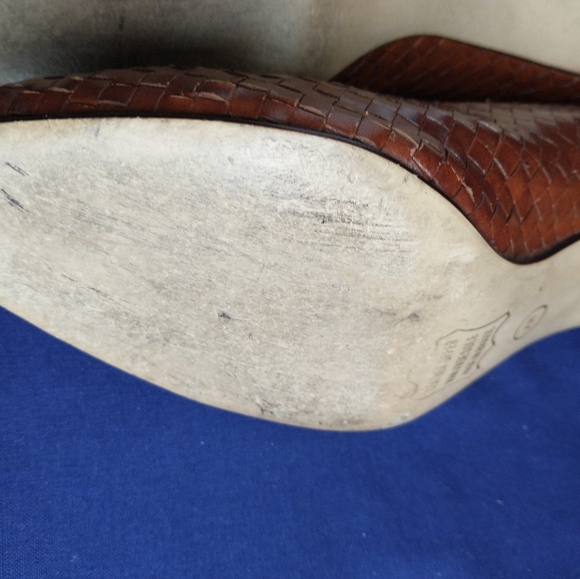 Leather Vintage Heels 7 M - Picture 7 of 10